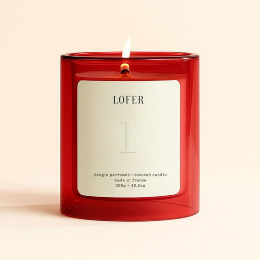 Bougie Parfumée n°1 - Rouge Intense